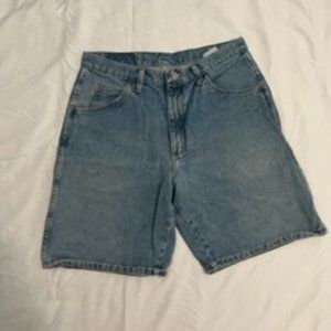 Wrangler Hero Originals Lightwash Jean Shorts Size 32